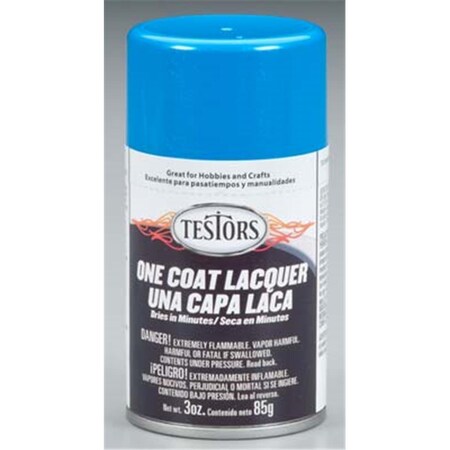 Testors Testors Paints TES1844MT 3 oz Testors Lacquer Spray; Icy Blue TES1844MT